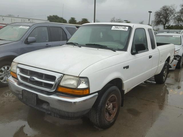 1FTYR14V2YPB01659 - 2000 FORD RANGER SUP WHITE photo 2