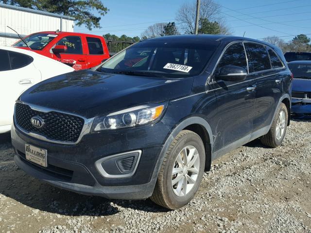 5XYPG4A35GG124991 - 2016 KIA SORENTO LX BLACK photo 2