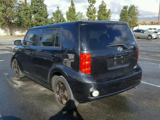 JTLKE50E991078470 - 2009 TOYOTA SCION XB შავი ფოტო 3