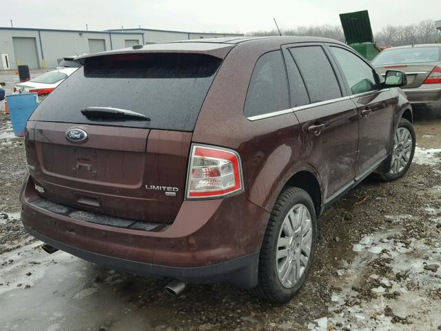 2FMDK4KC4ABB79732 - 2010 FORD EDGE LIMIT MAROON photo 4