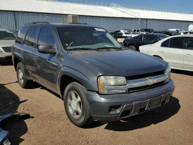 1GNDS13S272270562 - 2007 CHEVROLET TRAILBLAZE CHARCOAL photo 1