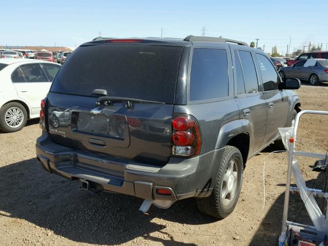 1GNDS13S272270562 - 2007 CHEVROLET TRAILBLAZE CHARCOAL photo 4