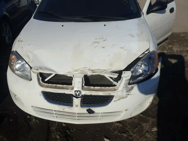 1B3EL36T64N354731 - 2004 DODGE STRATUS SE WHITE photo 7