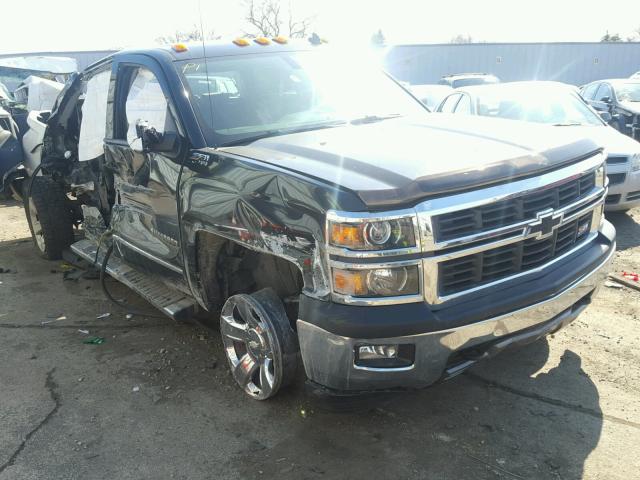 3GCUKSECXEG138822 - 2014 CHEVROLET SILVERADO BLACK photo 1