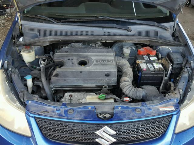 JS2YB413875103201 - 2007 SUZUKI SX4 BLUE photo 7