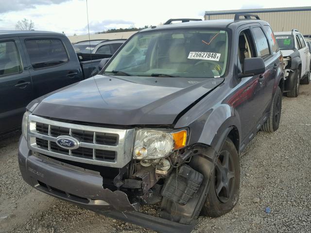 1FMCU0D70CKC10496 - 2012 FORD ESCAPE XLT GRAY photo 2