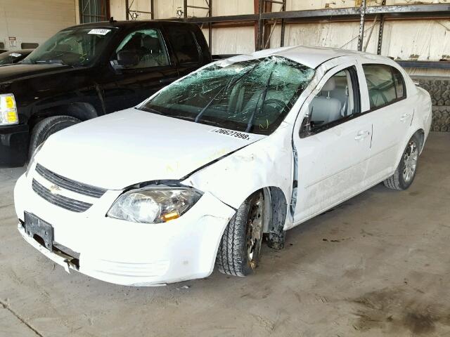 1G1AD5F51A7198288 - 2010 CHEVROLET COBALT 1LT WHITE photo 2