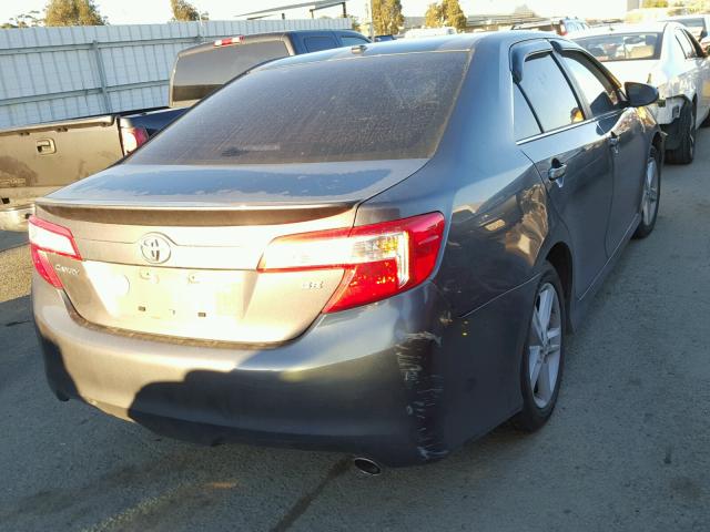 4T1BF1FK9CU094927 - 2012 TOYOTA CAMRY BASE GRAY photo 4