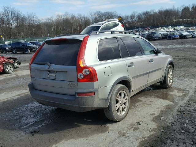 YV1CZ91H141059922 - 2004 VOLVO XC90 T6 SILVER photo 4