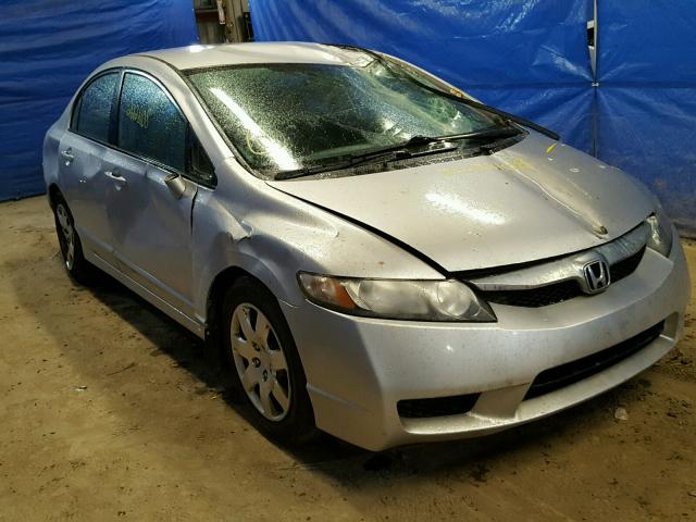 2HGFA16569H362599 - 2009 HONDA CIVIC LX SILVER photo 1