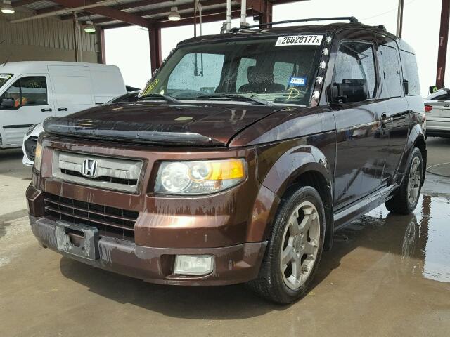 5J6YH18968L005745 - 2008 HONDA ELEMENT SC BROWN photo 2