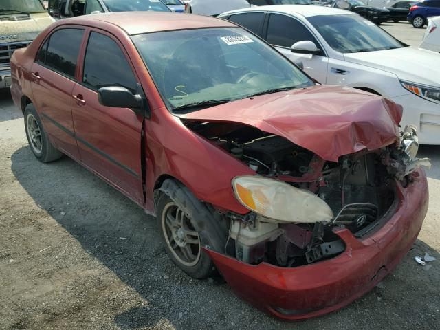 2T1BR32E66C625882 - 2006 TOYOTA COROLLA CE RED photo 1