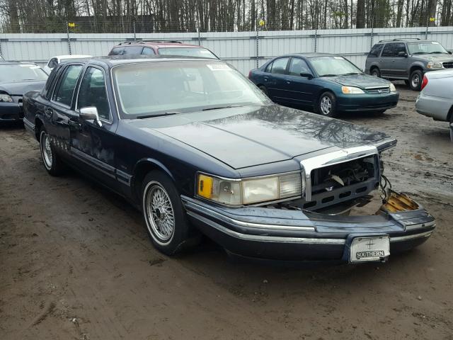 1LNLM82W4PY697696 - 1993 LINCOLN TOWN CAR S BLUE photo 1