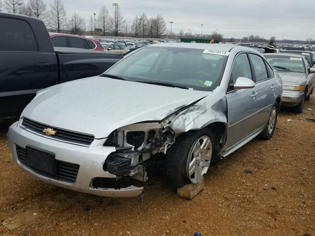 2G1WB5EK5B1324279 - 2011 CHEVROLET IMPALA LT SILVER photo 2