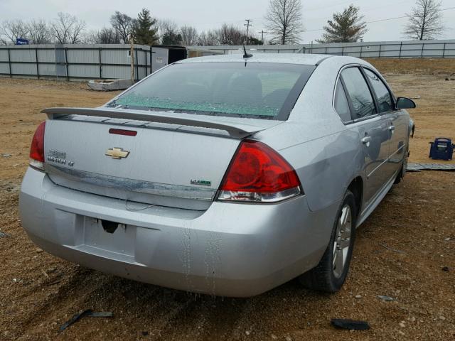 2G1WB5EK5B1324279 - 2011 CHEVROLET IMPALA LT SILVER photo 4