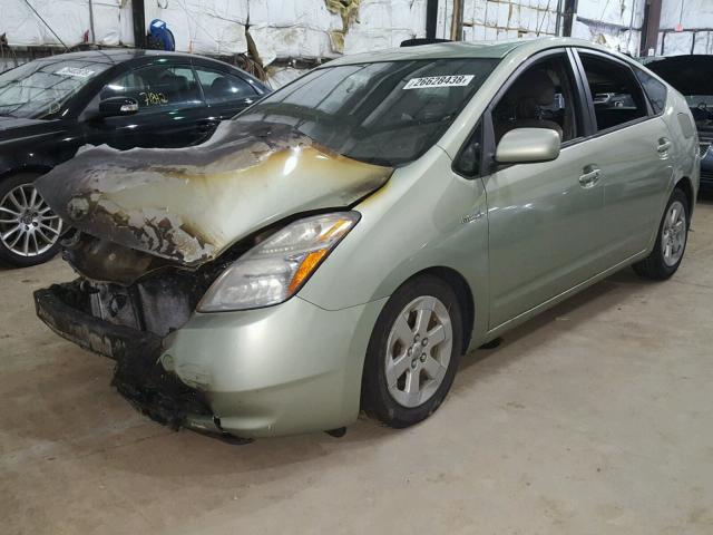 JTDKB20U087776634 - 2008 TOYOTA PRIUS GREEN photo 2