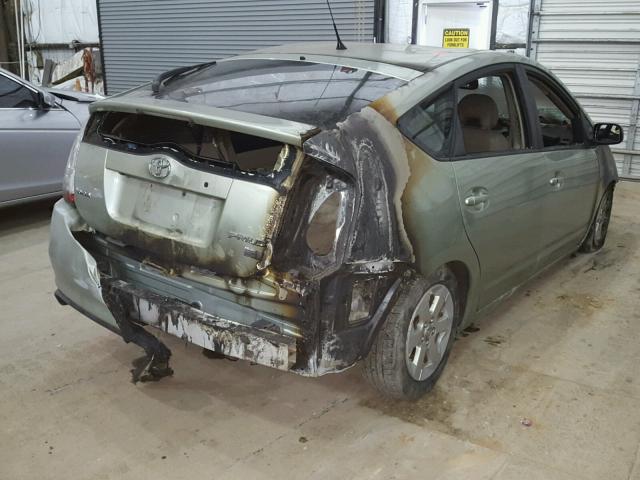 JTDKB20U087776634 - 2008 TOYOTA PRIUS GREEN photo 4