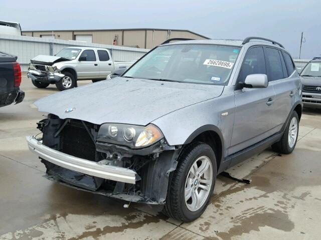 WBXPA93496WD27250 - 2006 BMW X3 3.0I BLUE photo 2