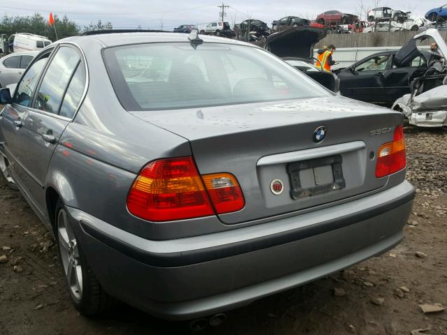 WBAEW53444PN35441 - 2004 BMW 330 XI GRAY photo 3