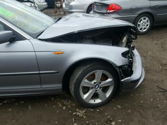 WBAEW53444PN35441 - 2004 BMW 330 XI GRAY photo 9