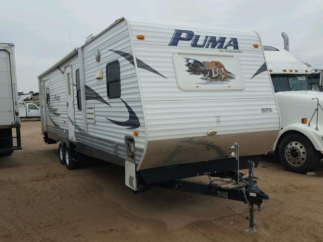 4X4TPUG23AP025808 - 2010 PUMA PALOMINO WHITE photo 1