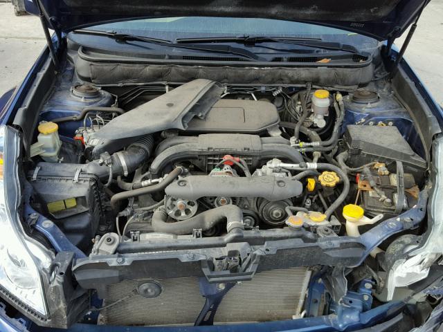 4S3BMBG63A3214824 - 2010 SUBARU LEGACY 2.5 BLUE photo 7