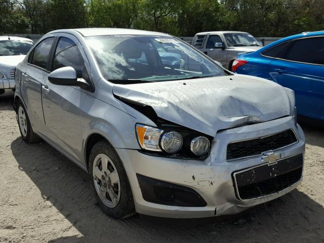 1G1JA5SHXD4125693 - 2013 CHEVROLET SONIC LS SILVER photo 1