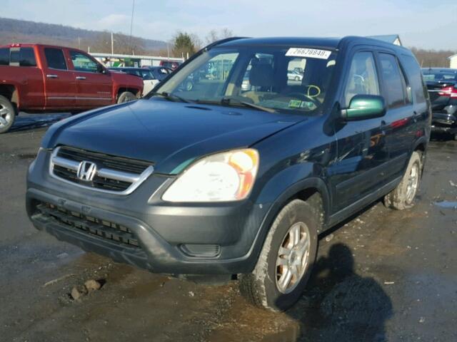 SHSRD78843U114063 - 2003 HONDA CR-V EX GREEN photo 2