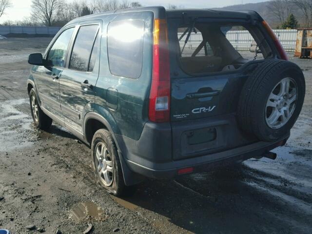 SHSRD78843U114063 - 2003 HONDA CR-V EX GREEN photo 3