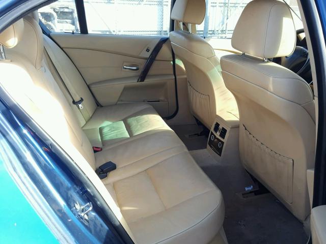 WBANA53575B862423 - 2005 BMW 525 I BLUE photo 6