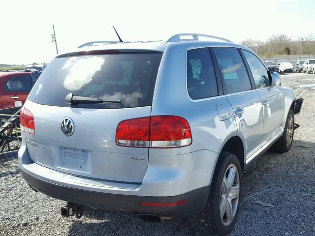 WVGZB77L17D019164 - 2007 VOLKSWAGEN TOUAREG V8 SILVER photo 4