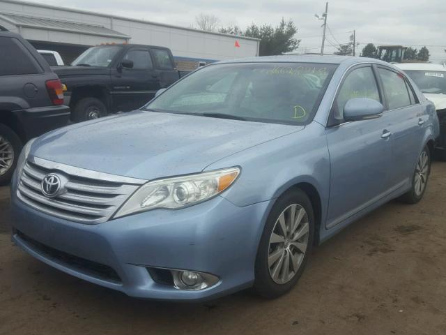 4T1BK3DB6BU400278 - 2011 TOYOTA AVALON BAS BLUE photo 2