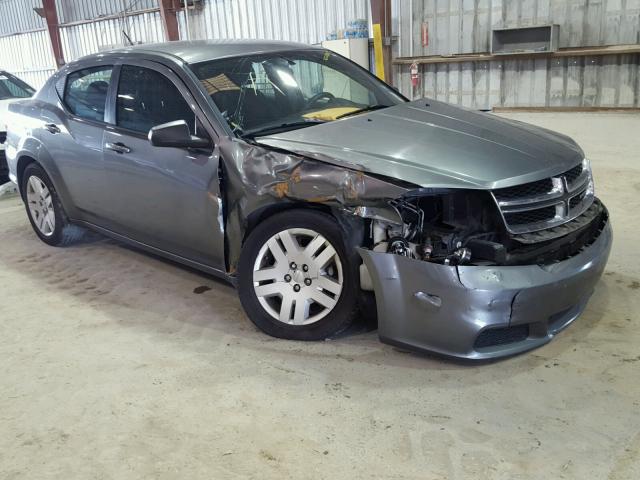 1C3CDZAB8CN110134 - 2012 DODGE AVENGER SE GRAY photo 1