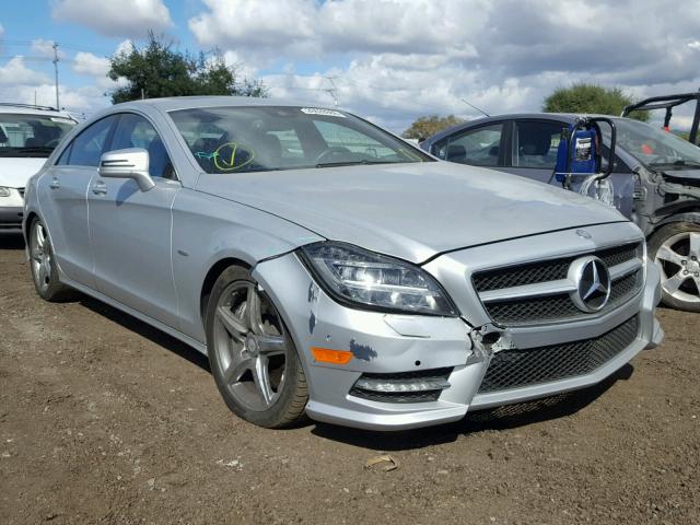 WDDLJ7DB9CA019570 - 2012 MERCEDES-BENZ CLS 550 SILVER photo 1