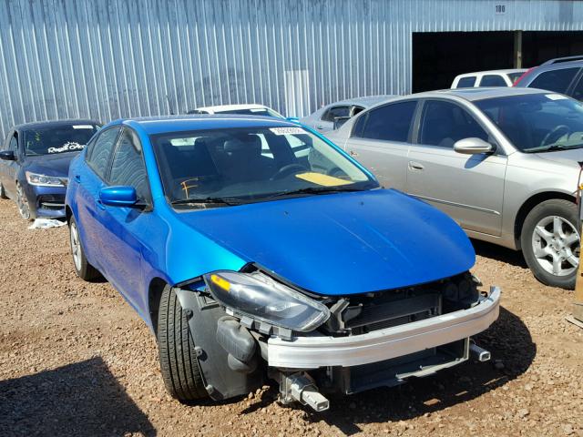 1C3CDFBB8GD538049 - 2016 DODGE DART SXT BLUE photo 1