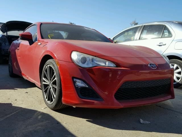 JF1ZNAA19D1705679 - 2013 TOYOTA SCION FR-S წითელი ფოტო 1
