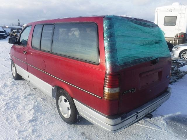 1FMDA31XZSZA12317 - 1995 FORD AEROSTAR MAROON photo 3