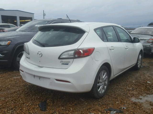 JM1BL1M71C1664366 - 2012 MAZDA 3 I WHITE photo 4