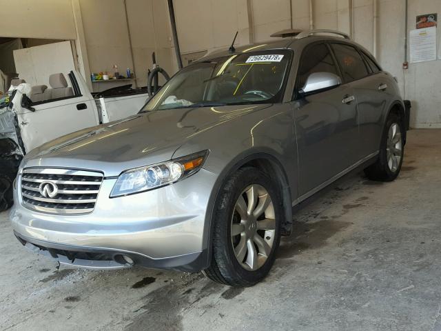 JNRAS08W97X200142 - 2007 INFINITI FX35 GRAY photo 2