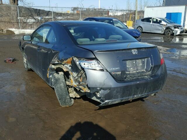 2HGFG1A30BH001895 - 2011 HONDA CIVIC DX-G GRAY photo 3