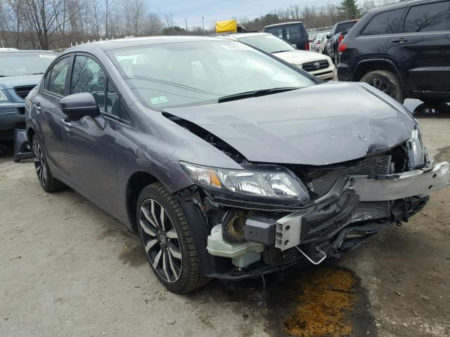 2HGFB2F96EH514185 - 2014 HONDA CIVIC EXL 灰色 照片 1