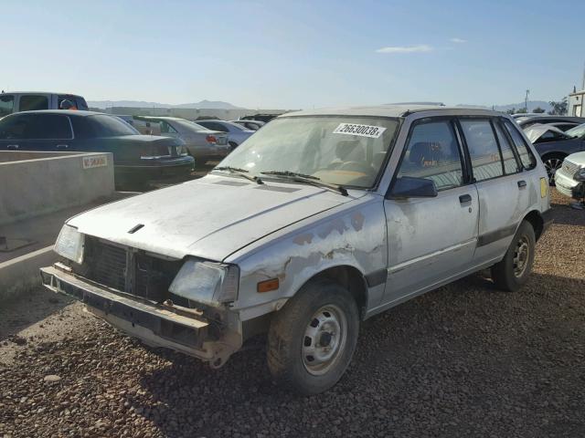 JG1MR6159JK706158 - 1988 CHEVROLET GEO SPRINT GRAY photo 2