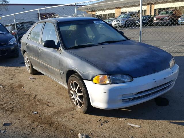 JHMEG8645PS040226 - 1993 HONDA CIVIC DX GRAY photo 1