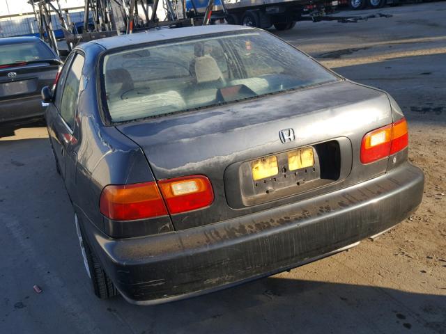 JHMEG8645PS040226 - 1993 HONDA CIVIC DX GRAY photo 3