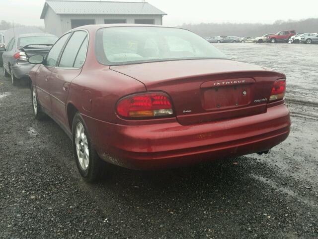 1G3WH52HX2F182809 - 2002 OLDSMOBILE INTRIGUE G RED photo 3