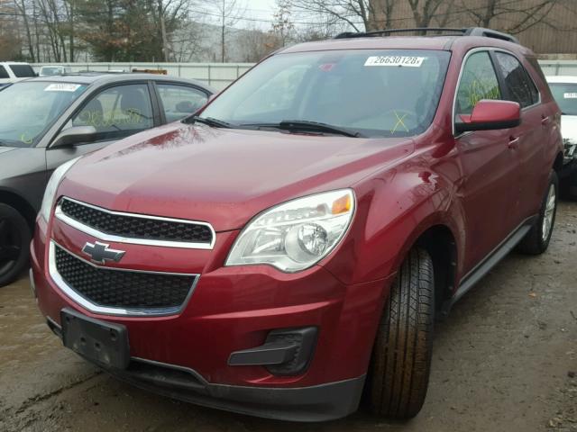 2CNFLEEC4B6376305 - 2011 CHEVROLET EQUINOX LT RED photo 2