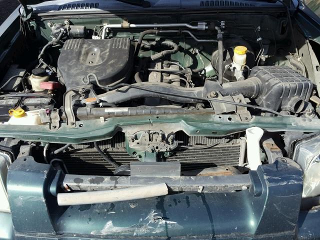 1N6DD26S12C315172 - 2002 NISSAN FRONTIER K GREEN photo 7