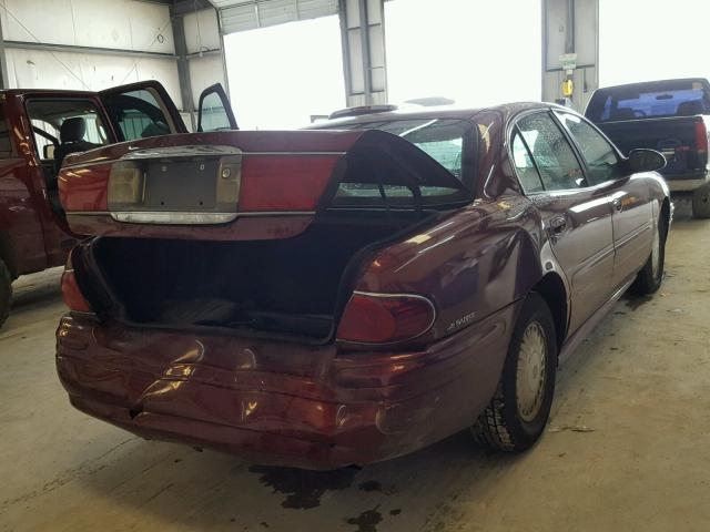 1G4HP54K0Y4175579 - 2000 BUICK LESABRE CU MAROON photo 4