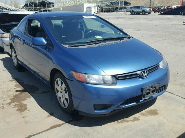 2HGFG11648H575788 - 2008 HONDA CIVIC LX BLUE photo 1