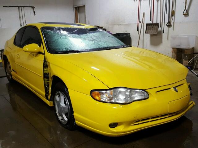 2G1WX12K439218567 - 2003 CHEVROLET MONTE CARL YELLOW photo 1